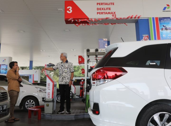 ganjar cek spbu