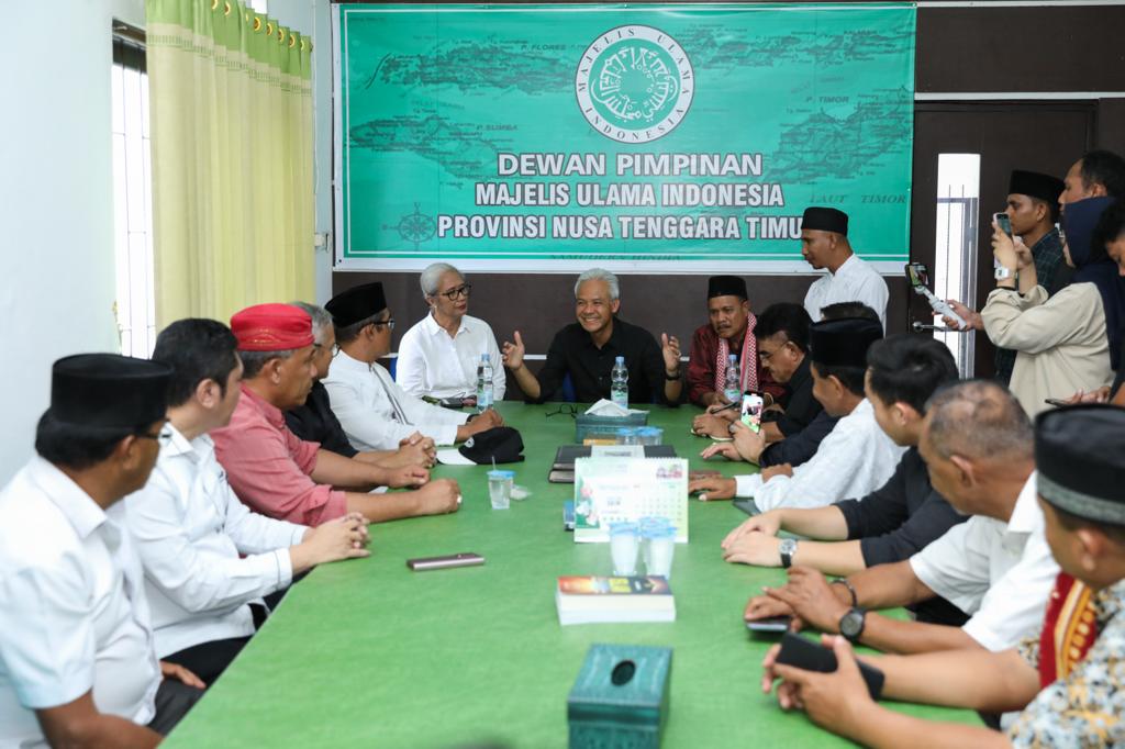 Ganjar Pranowo menemui MUI NTT