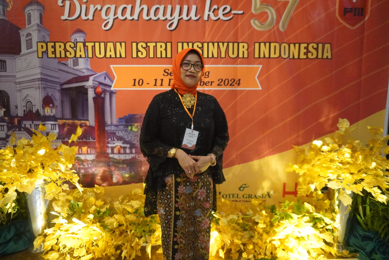Ketua Panitia HUT PIII ke-57 Tining Fajar, Semarang 10/12/2024. (Selly).